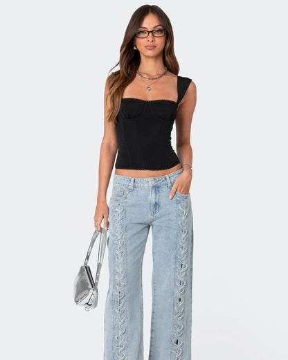 Jasmine Wide Strap Corset