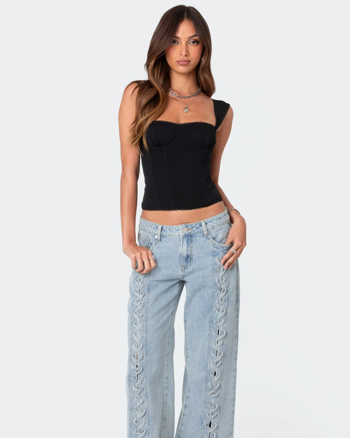 Jasmine Wide Strap Corset