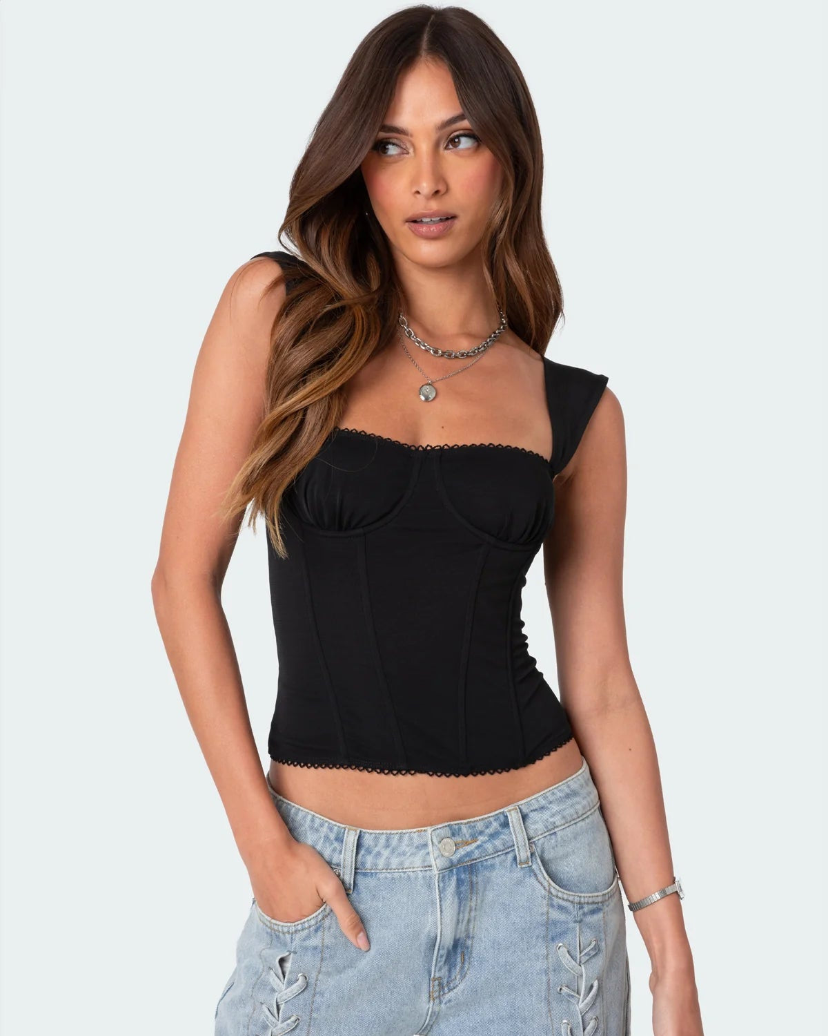 Jasmine Wide Strap Corset
